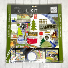 Me My Big Ideas Mambikit Camping Theme Scrapbooking Kit Open Great for Add On