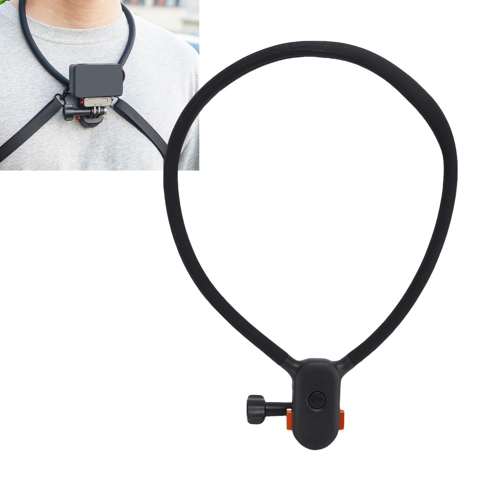 Neck Mount For OSMO 360 Action Camera Magnetic POV Action Camera Neck Holder SET