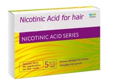 NICOTINIC ACID FOR HAIR 10 ampules x 5ml VITAMIN B3/NIACIN / STRENGTHENING T...
