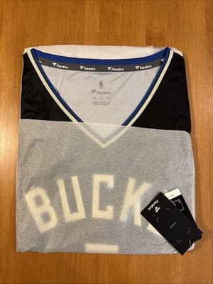 Damian Lillard Milwaukee Bucks 2XL Fanatics Fast Break Jersey Statement Edition