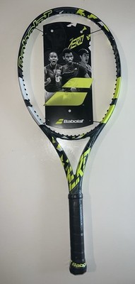 Babolat Pure Aero 2023 Broken Glass G2 -Gray/Yellow/White unstrung