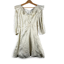 Sandro Womens Polka Dot Designer Dress Sz 36