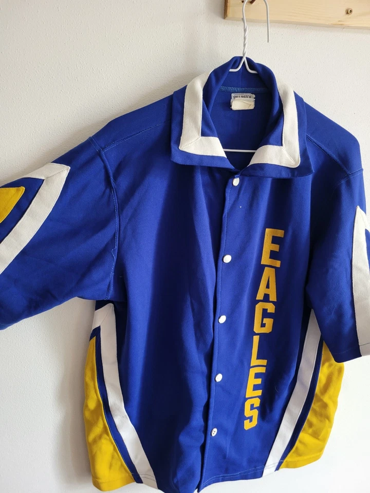  Chaqueta deportiva North West Seattle Christian College Eagles manga corta para hombre L Foto 4 de 4