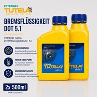 BremsflüSsigkeit DOT 5.1 2X 500 Ml Hochleistungs BremsflüSsigkeit Petronas