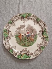 Copeland, Spode Byron Series 2, Quartered Plate, / Sandwich plate.