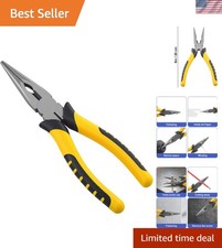 8-inch Needle-nose Pliers High-carbon Steel Precision Long Nose Pliers With... 8-inch Needle-nose Pliers High-carbon Steel Precision Long Nose Pliers With...