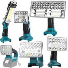 LED Flashlight Lamp for Makita 18V Li-ion Battery With USB Emergency Spotlight