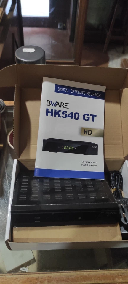 BWARE HK 540 GT 1080p Decoder Satellitare - Nero - Immagine 2 di 4