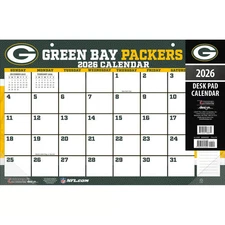 Turner Licensing,  NFL Green Bay Packers 2026 Desk Pad