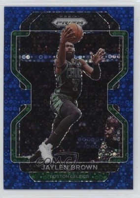 2021-22 Panini Prizm Fast Break Blue Prizm 73/150 Jaylen Brown #97 hs9