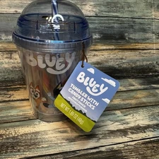 NEW Bluey & Bingo Tumbler • Lid •Straw • Candy Sticks •Sealed •BPA Free