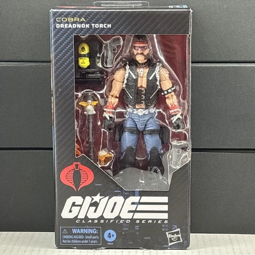 Hasbro G.I. Joe Classified Series Dreadnok Torch Figure Boxed w/ Accessories