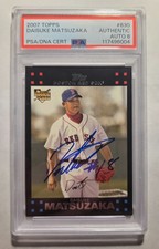 Daisuke Matsuzaka Signed 2007 Topps #630