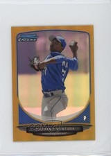 2013 Bowman Chrome Minis Gold Refractor 17/50 Yordano Ventura #101 h3r