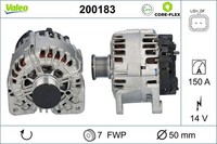 Lichtmaschine Generator Lima Valeo CORE-FLEX 200183 14V FüR Opel Movano X62 Bus