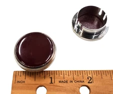 4x Dialight 031-0211-300 28.58mm Red Flat Lens 031 Series Pilot Light Indicators