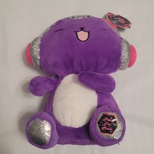 NWT FAO Schwarz DJ Glow Brights Stuffed Cat With Sound And Lights