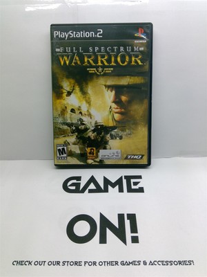 Full Spectrum Warrior (PlayStation 2, 2005) Complete Tested Working - Free Ship