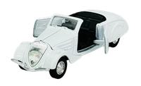 Welly Old Timer 1938 Peugeot 402 Weiss 1:34 Die Cast Metal Model Neu Kasten