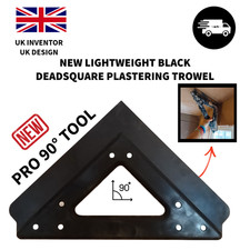 NEW Black Deadsquare Corner Plastering Trowel 90° Angle Speed Tool