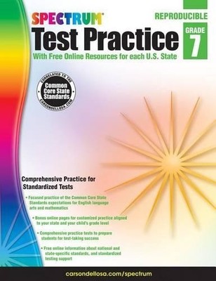Spectrum Carson Dellosa Education Spectrum Test Practice, Grade 7 (Taschenbuch)