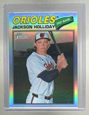 Jackson Holliday 2026 Topps Heritage #218 Refractor Chrome