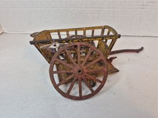 Vintage 141 Cast Iron Toy Wagon Or Cart For Parts Only