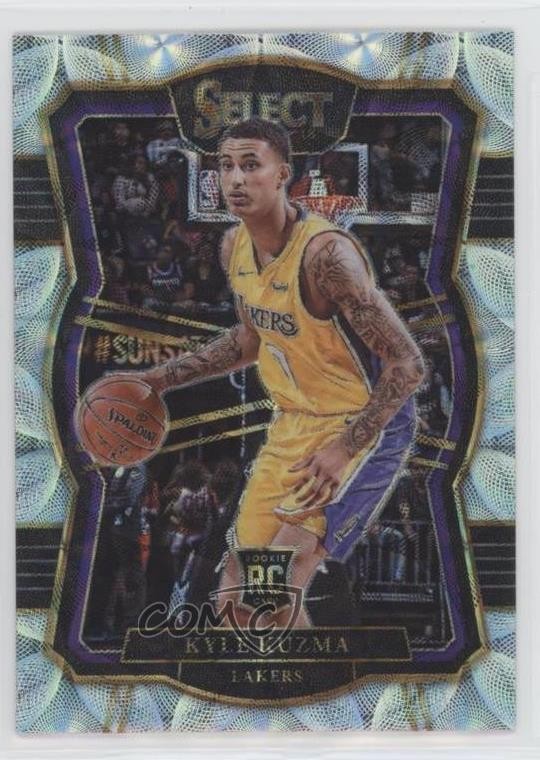 2017-18 Panini Select Premier Level Scope Prizm Kyle Kuzma #200 hs9