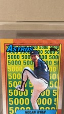 Nolan Ryan Topps “The Astros Years” 1990 Error Card - error print over 9 in 1990