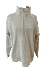 Fila Ivory 1/4 Zip Fleece Womans Sz L