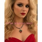 Italian Coral & Sonoran Gold Turquoise Cluster Pendant 1” 925 — photo 2