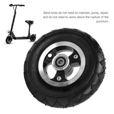 .8 Inches Electric Scooter Wheels Anti Skid 200x50 Aluminum Alloy Rubber Tyres