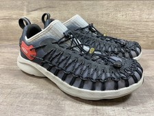 Keen UNEEK SNK Sport Sneakers Shoes Closed Heel Traction Black Gray Mens Size 8