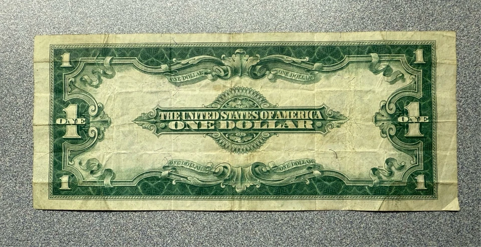 1923 $1 Horseblanket Silver Certificate Large Size Note - Image 2 of 2