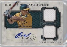 2014 Topps Museum Collection 98/99 Yoenis Cespedes #SSD-YC Auto hg6