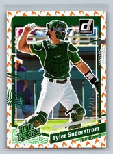 Tyler Soderstrom 2023 Donruss Rated Prospect On Fire /75 #68 Athletics