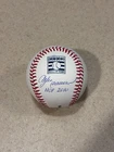 Andre Dawson signed HOF Logo baseball w/ HOF 2010 ** Beckett **