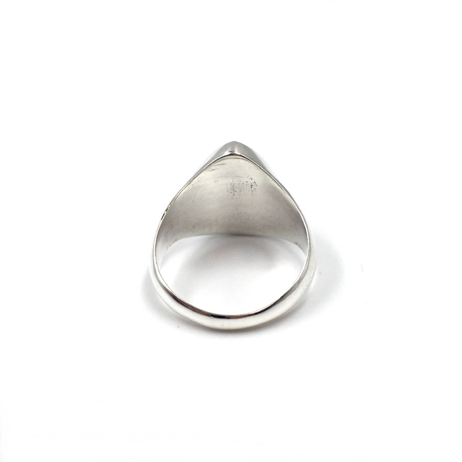 Solid 925 Silver Ring Lapis Lazuli Drop Band Ring… - image 10