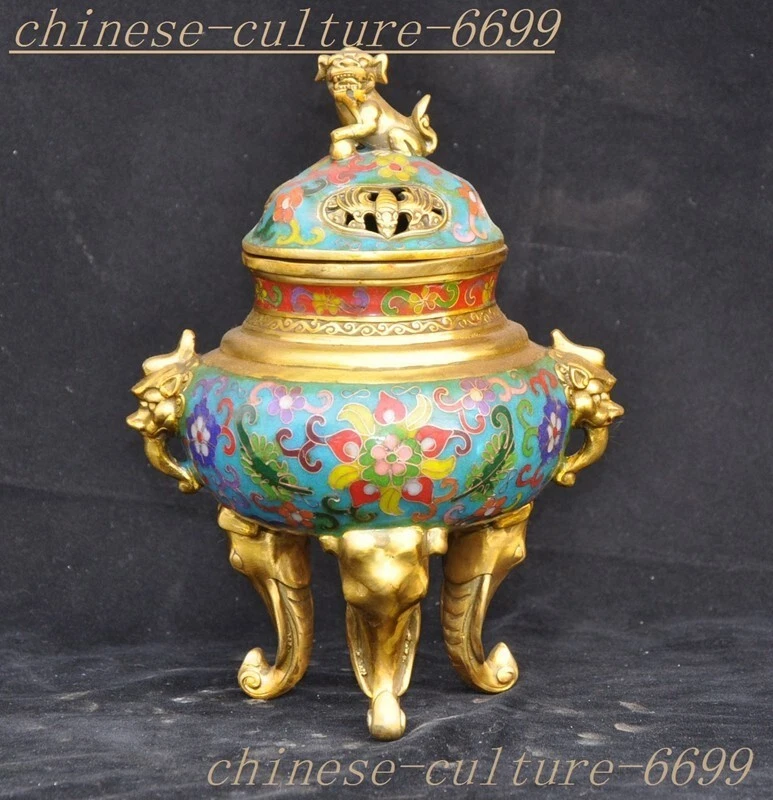 景泰蓝香炉| eBay