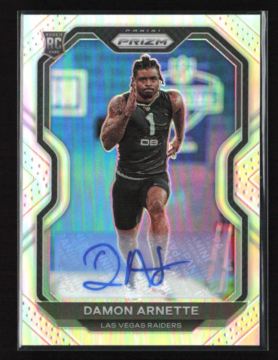 Damon Arnette Panini Prizm #375 Autograph