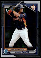 MIGUEL PALMA 2024 BOWMAN CHROME PROSPECTS RC HOUSTON ASTROS #BCP-166 1ST BOWMAN