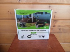 30 Amp Generator Cord 20FT and Power Inlet Box NEMA L14-30P to L14-30R