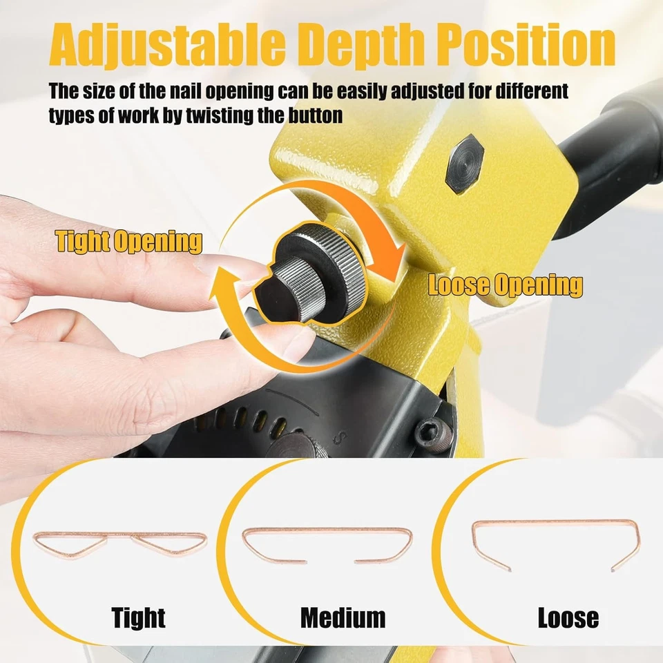 Heavy Duty Manual Carton Closing Stapler Corrugated Cardboard Sealing Machine - image 2 of 4