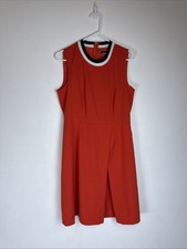 Tommy Hilfiger Orange Sleeveless Casual Lined Women’s Dress Sz 10