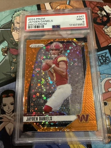 2024 Prizm Jayden Daniels Rookie Orange Disco Psa 9