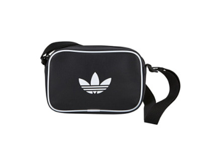 adidas Originals Adicolor Classic Mini Airliner Tasche Schwarz Kunstleder JX0230