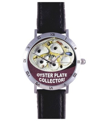 OYSTER PLATE COLLECTOR WATCH: SHELLFISH, LIBIDO, PEARL, RARE COLLECTIBLE