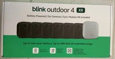 Blink Outdoor 4 XR - 6 Wireless Security Cameras  Sync Module Range 400Ft New