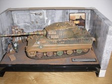 1/32 German King Tiger Tank, Normandy 1944, Forces of Valor, 80001, Diorama