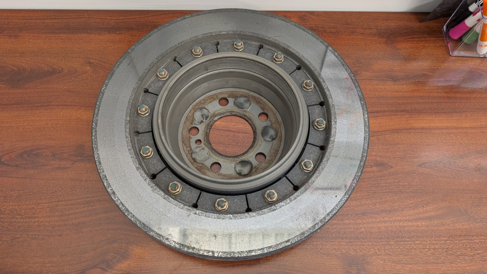 Mercedes-Benz MB SLR McLaren factory original OEM ceramic rear brake rotor disc